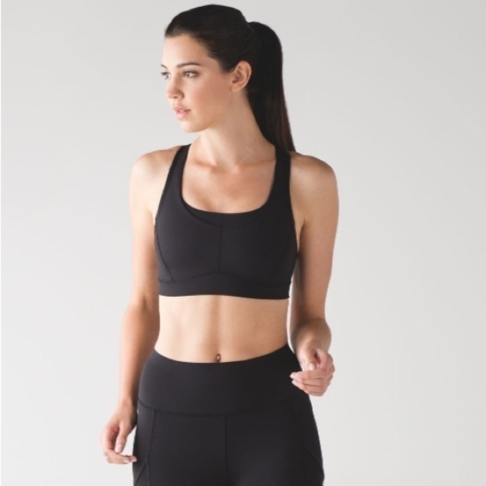 Lululemon Fast Times Bra Black Size 8